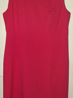 Talbots Petite Hot Pink Dress Top